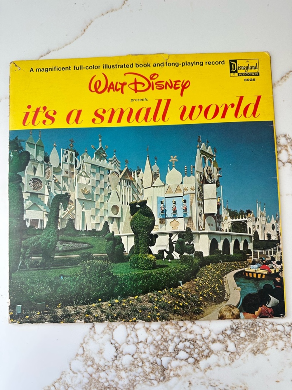 Walt Disney 1964 Presents It's A Small World Disneyland vinyl Record vintage